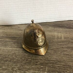 Vtg E R Metropolitan Police Helmet Bell